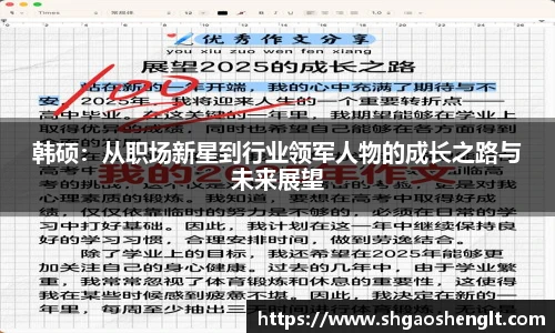 韩硕：从职场新星到行业领军人物的成长之路与未来展望